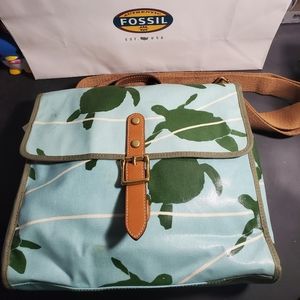 Fossil Keyper Satchel Messenger Cross Body Bag